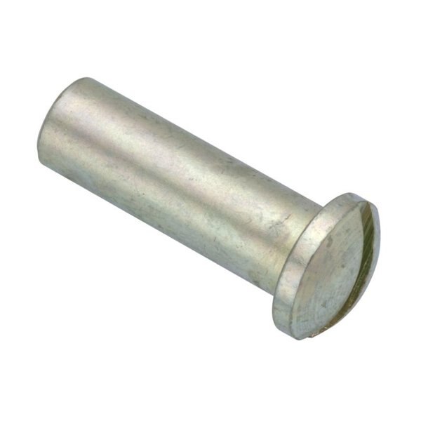 Barrel Nut, #8-32, 3/4 in Brl Lg, 1/4 in Brl Dia, Steel Zinc Plated