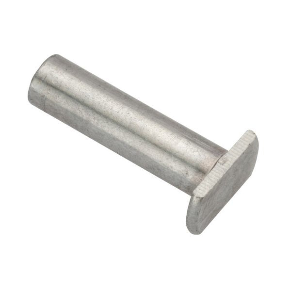 Barrel Nut, #8-32, 3/4 in Brl Lg, 13/64 in Brl Dia, Aluminum Unfinished