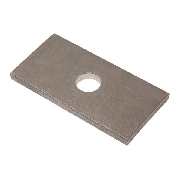 Bearing Plate, Fits Bolt Size 5/8 in 18-8 Stainless Steel, Plain Finish