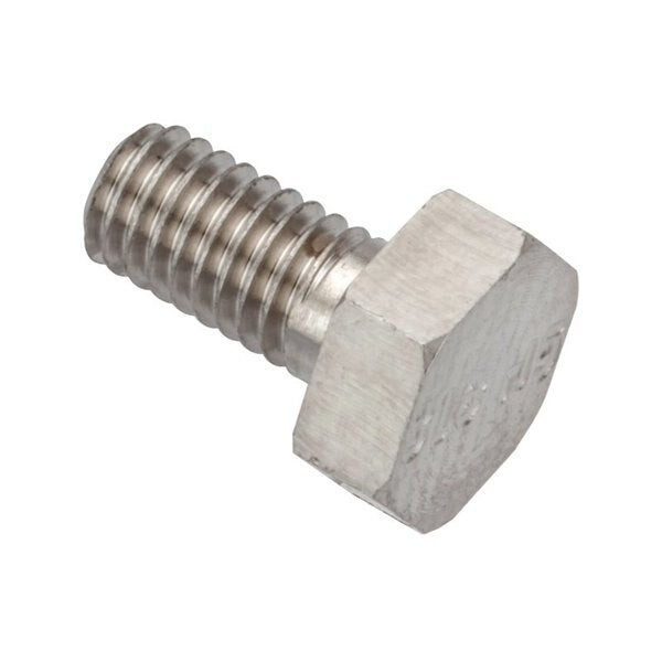 M3-0.50 Hex Head Cap Screw, Plain 316 Stainless Steel, 6mm L