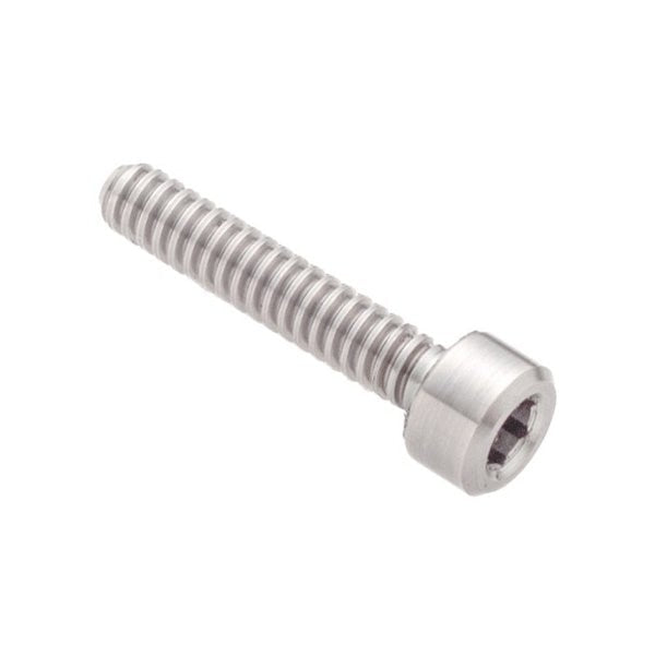 #6-32 Socket Head Cap Screw, Plain Aluminum, 3/8 in Length
