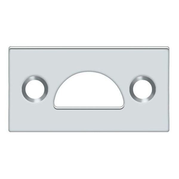 Mortise Strike, Solid Brass Bright Chrome
