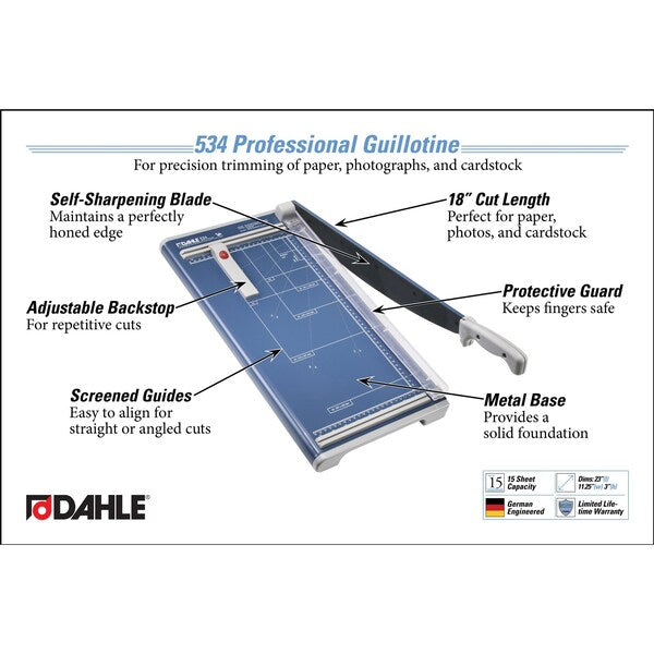 Prof. Guillotine Paper Cutter, 18