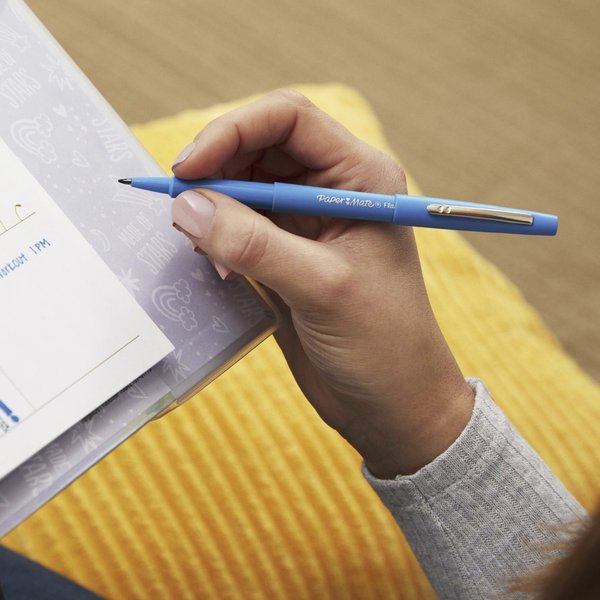 Porous Point Felt Tip Pen, Medium Red PK12