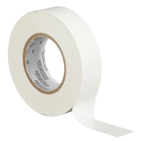 Vinyl Electrical Tape, 165, Temflex, 3/4 in W x 60 ft L, 6 mil thick, White, 1 Pack