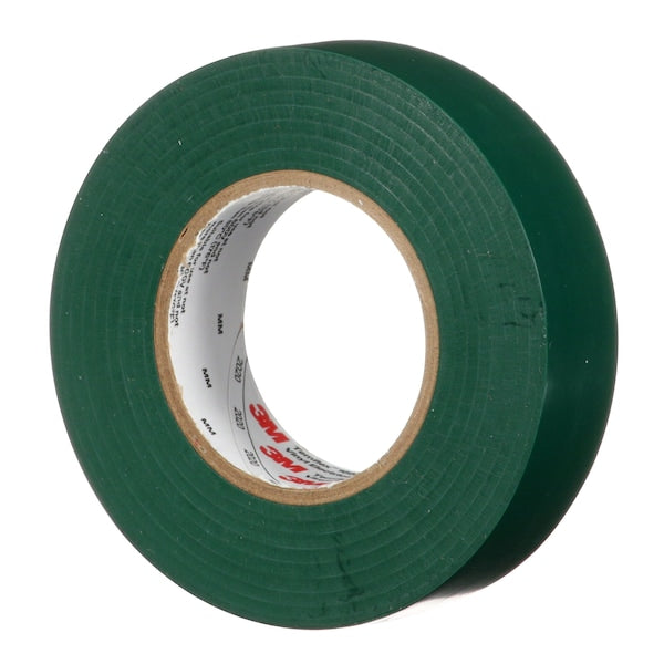 Elec Tape, 60 ft Lx3/4 in W, 6 mil, Green