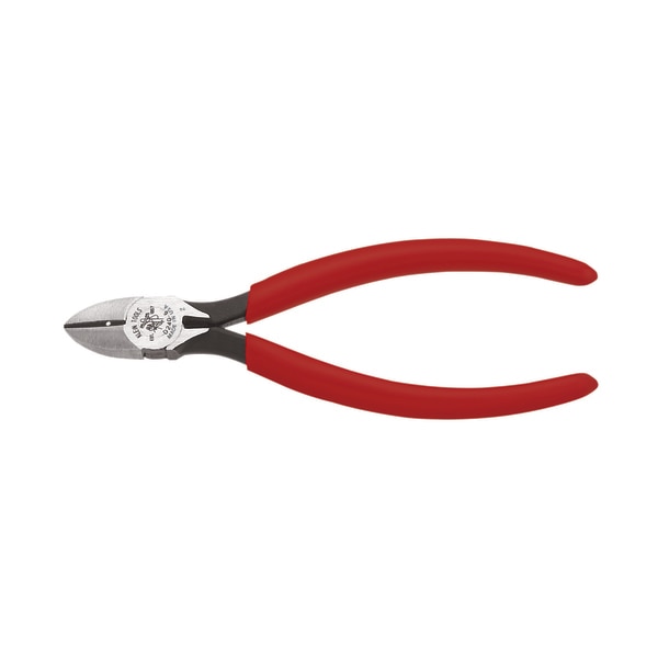 6 1/8 in High Leverage Diagonal Cutting Plier Standard Cut Pointed Nose Uninsulated