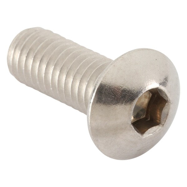 #10-32 Socket Head Cap Screw, Plain 18-8 Stainless Steel, 1/2 in Length, 100 PK