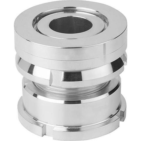 Leveling Set With Spherical Washer, D=6, 6 Carbon Steel, D2= 25