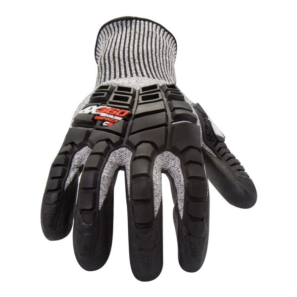 Cut Resistant Impact Coated Gloves, 5 Cut Level, Foam Nitrile, 2XL, 1 PR