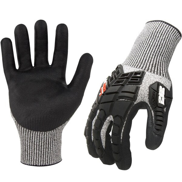 Cut Resistant Impact Coated Gloves, 5 Cut Level, Foam Nitrile, 2XL, 1 PR