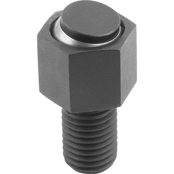 Self-Aligning Pads With O-Ring, Form:C Carbon Steel, Interchangable Insert, Comp:Tool Steel, Sw=30