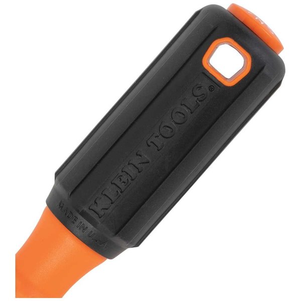 Insulated Screwdriver, 1/4-Inch Cabinet Tip, 4-Inch Round Shank