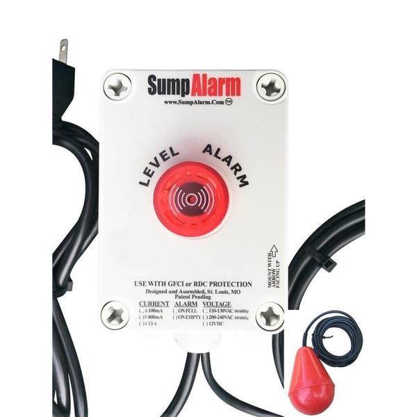 In/Outdoor Pump/High Water Alarm, 120V, 33' Heavy Float