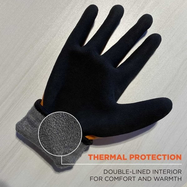 Orange A5 Coated Waterproof Gloves, XL, PR