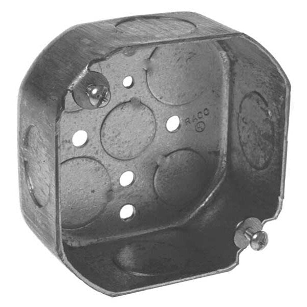 Electrical Box, Octagon, 15.5 cu. in., 2 gang