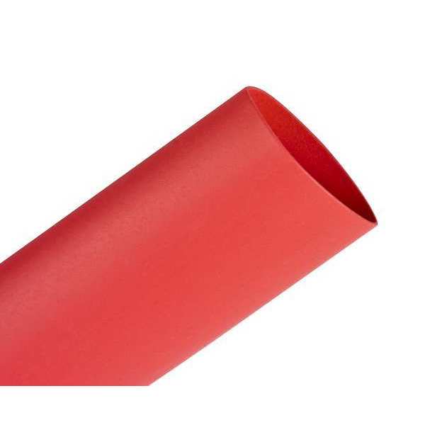 Shrink Tubing, 0.75in ID, Red, 200ft, PK3