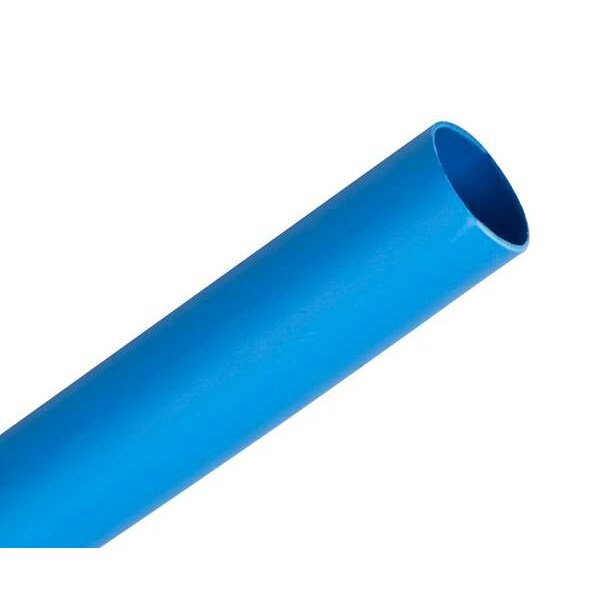 Shrink Tubing, 0.125in ID, Blue, 500ft, PK3