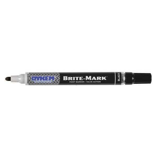 Permanent Paint Marker, Fiber, Medium Tip Size, Black