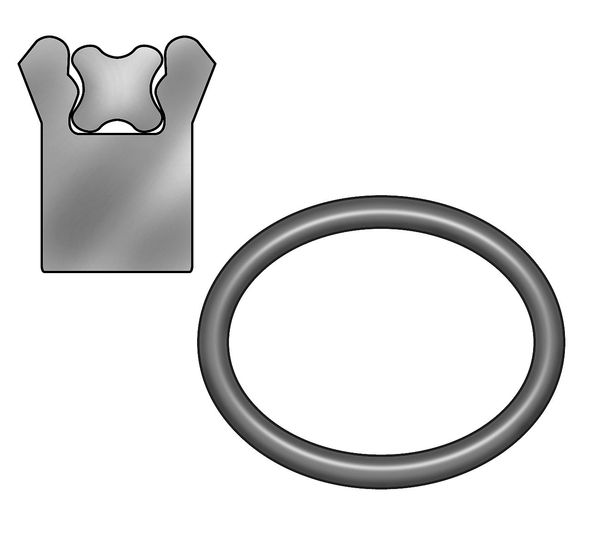 Rod Seal, 1 1/4IDx1 5/8OD, 3/16W, PK2