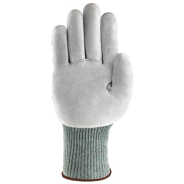 Activarmr Cut-Resistant Gloves, A5 Cut Level, Goatskin Leather Palm, Large (Size 9), 1 Pair