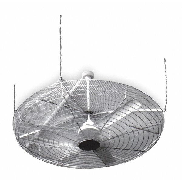 Ceiling Fan Guard, 61 in. Dia., Chrome