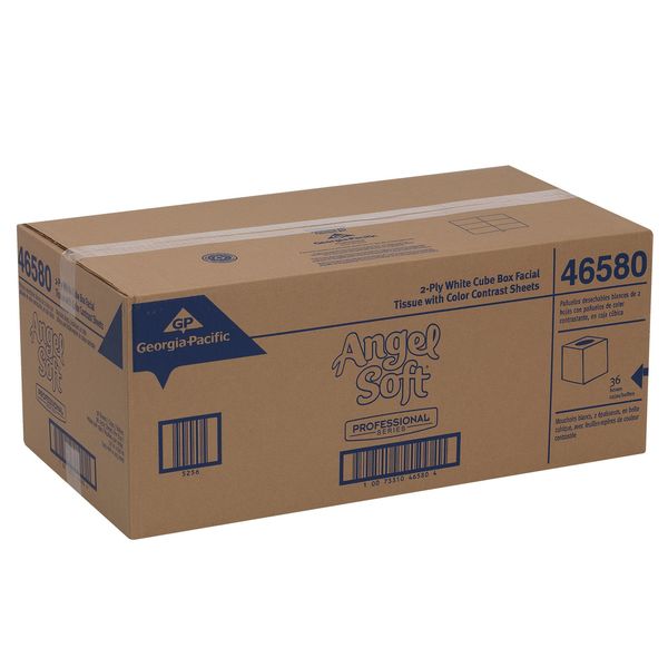 Angel Soft Professional Series 2 Ply Facial Tissue, 96 Sheets, PK 36