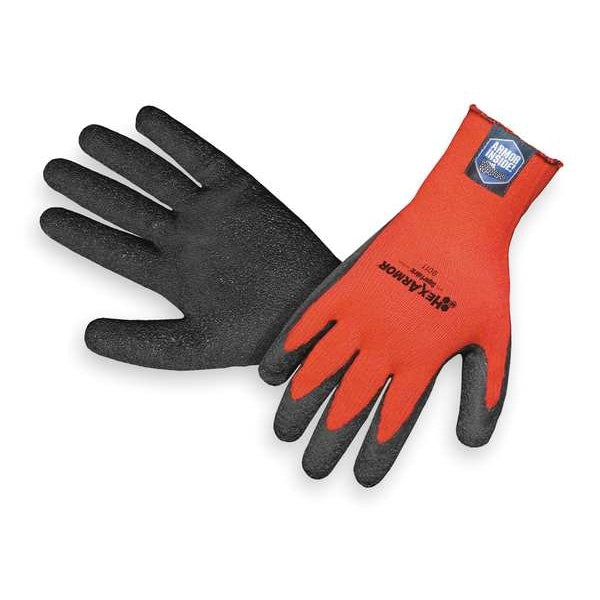 Cut Resistant Coated Gloves, A7 Cut Level, Natural Rubber Latex, XL, 1 PR