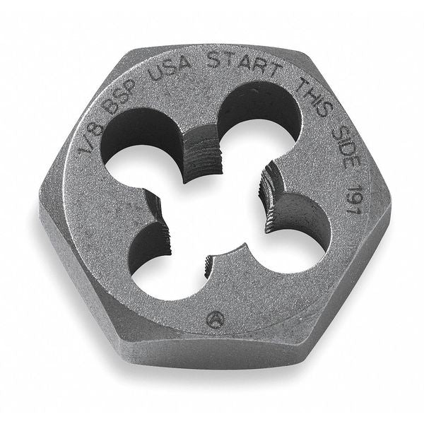 Hex Die, High Carbon Steel, RH, 1/2-20