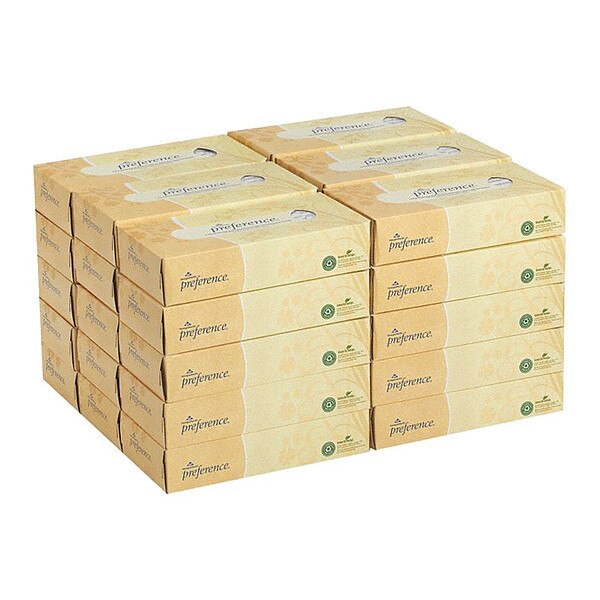 Preference 2 Ply Facial Tissue, 100 Sheets