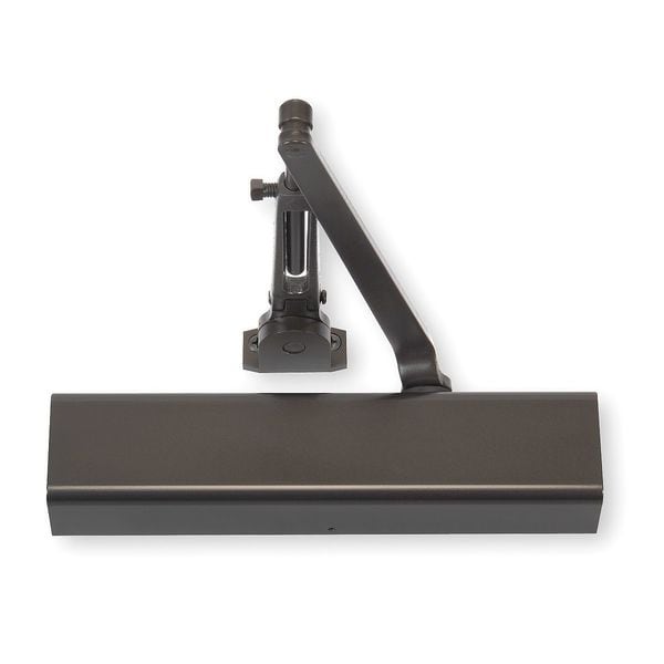 Manual Hydraulic Norton 8000 Door Closer Heavy Duty Interior and Exterior, Dark Bronze