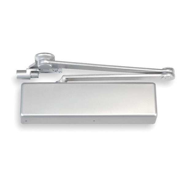 Manual Hydraulic Norton 7570 Door Closer Heavy Duty Interior and Exterior, Aluminum