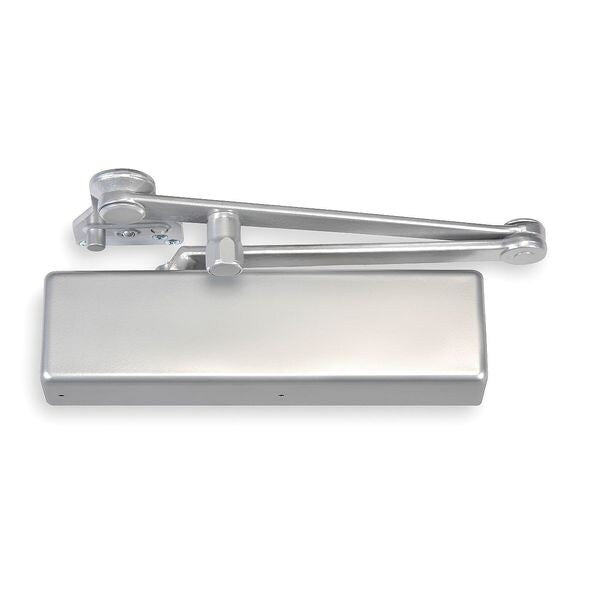 Manual Hydraulic Norton 7570 Door Closer Heavy Duty Interior and Exterior, Aluminum