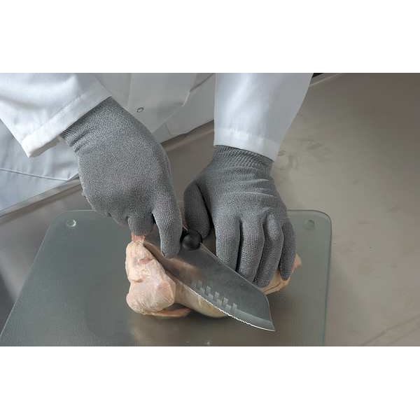 Cut Resistant Coated Gloves, A3 Cut Level, PVC, L, 1 PR