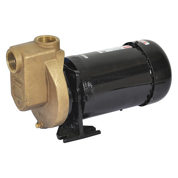 Self Priming Centrifugal Pump, 1 1/2 hp, 208 to 230/460V AC, 3 Phase, 52 ft Max Head