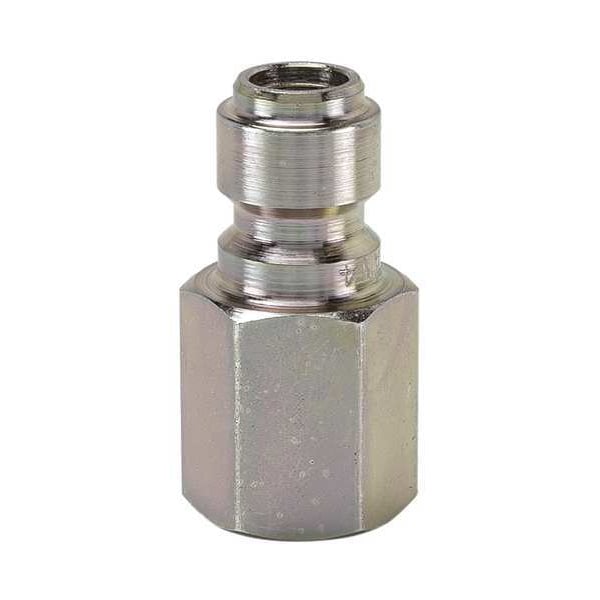 Hydraulic Quick Connect Hose Coupling, Steel Body, Ball Lock, 3/8