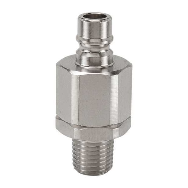 Hydraulic Quick Connect Hose Coupling, 316 Stainless Steel Body, Sleeve Lock, 3/4