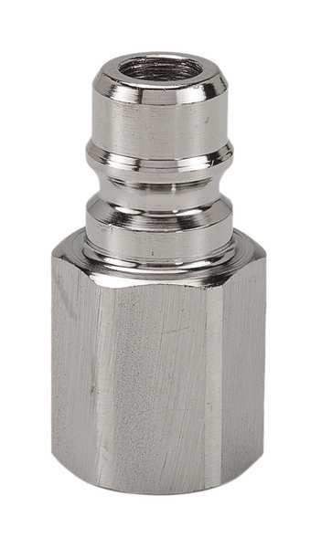 Hydraulic Quick Connect Hose Coupling, 316 Stainless Steel Body, Ball Lock, 1/2