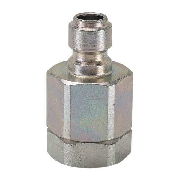 Hydraulic Quick Connect Hose Coupling, Steel Body, Ball Lock, 1/2
