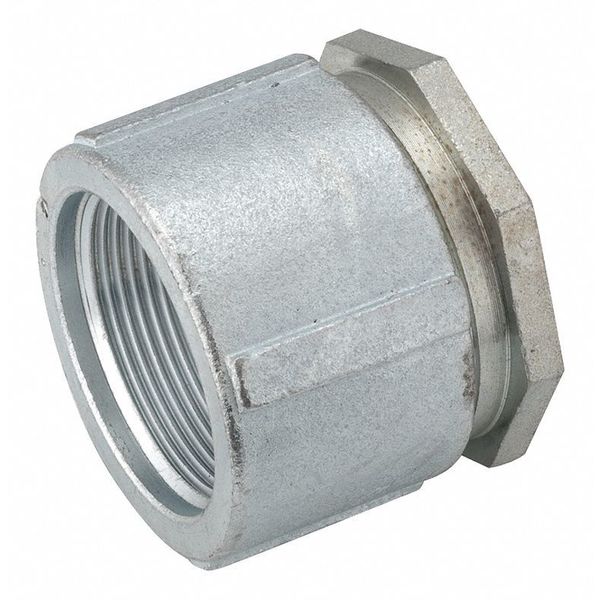 Rigid 3-Piece Coupling, Steel, 3-3/8 In. L