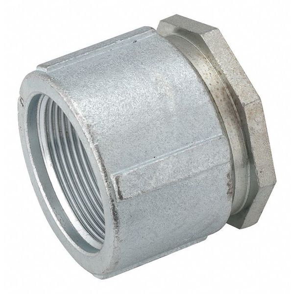 Rigid 3-Piece Coupling, Steel, 3-1/2 In. L
