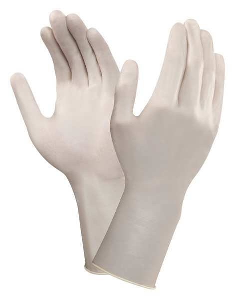 Disposable Gloves, Neoprene, Powder Free, Cream, 8-1/2, 200 PK