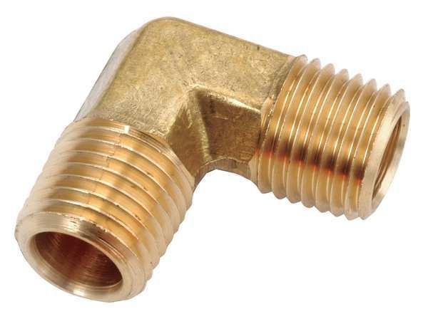 Low Lead Brass Male Elbow, 1/4
