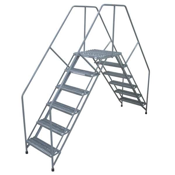 Crossover Ladder, 350 lb., 80 In. H, Steel