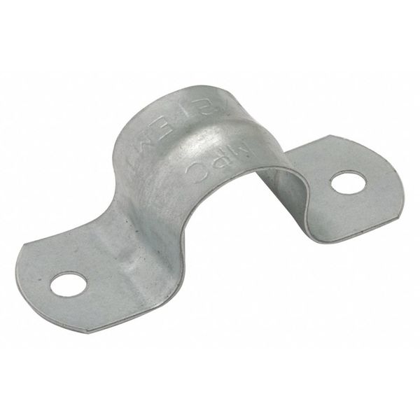 Two Hole Conduit Strap, Steel, Size 1