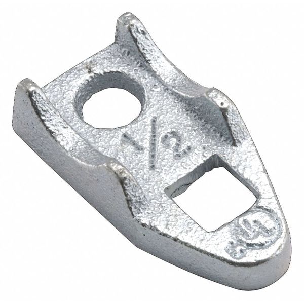 Clamp Back, 1-1/4 Rgd, 1-1/2 Emt, Mall Iron