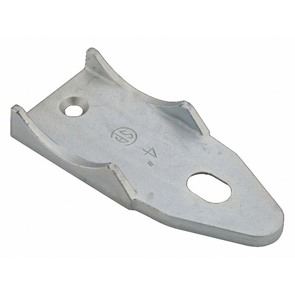 Clamp Back, Malleable Iron, Size 3-1/2