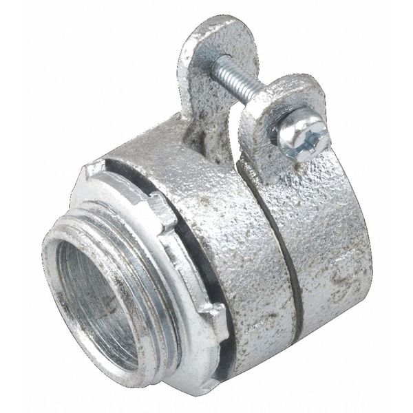 Connector, Flex Ac/Mc, 1-1/4 In Mall Iron