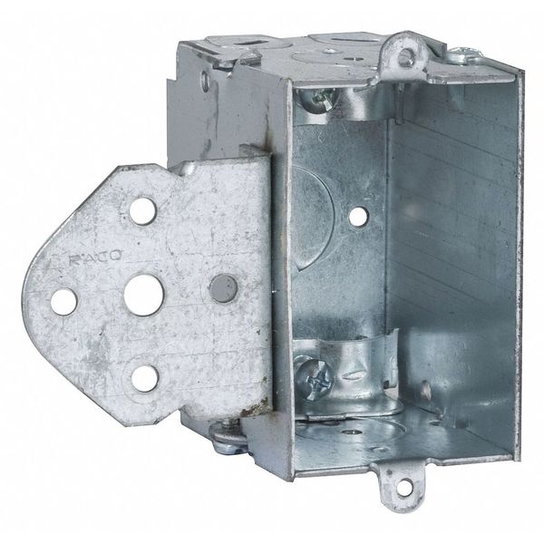 Sw Box, B-Brkt Nm-Clamps, 1/2 Ko, 2-1/2 Dp