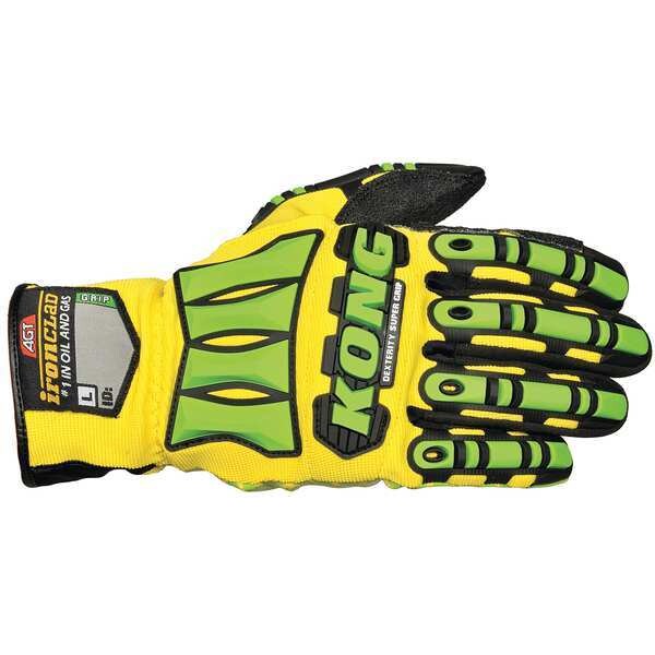 Mechanics Gloves, Impact Protect, 2XL, PR